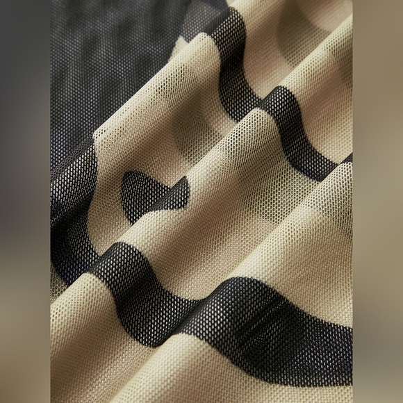 Commense Sheer Printed Wide-Leg Beach Pants Coverup - Picture 4 of 4